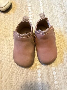Little Love Bug Mila Premium Leather Booties Barefoot Sole
